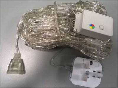 Photo of 200 LED Net Lights for Outdoor Use sold via Wish