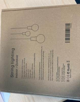 Photo of Tomshine Indoor/Outdoor String Lighting Chain sold via Amazon