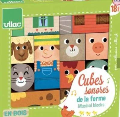 Photo of Vilac Farm Musical Blocks
