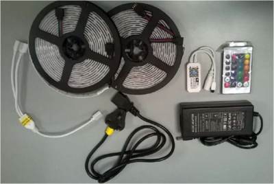 Photo of Colour Changing LED Strip Light Kit sold via Wish