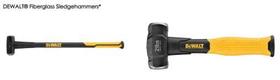 Photo of Stanley Black & Decker Dewalt and Stanley Fiberglass Sledgehammers