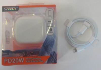 Photo of Fast Charge USB-C Plug 20W Replacement Charger for iPhone 12 and Samsung sold via Etsy