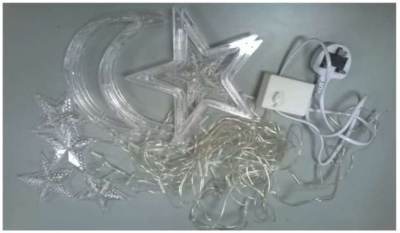 Photo of Star shaped LED lighting chain sold via eBay