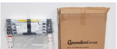Photo of Ground Level 103945-2M 2m Telescopic Ladder