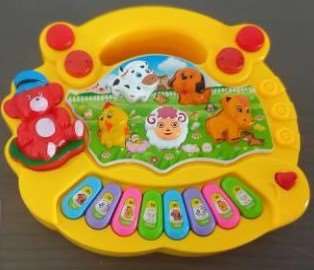 Photo of Animal farm toy piano sold via Wish