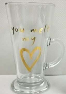 Photo of Morrisons Valentine’s Latte/Chocolate Glass Mug