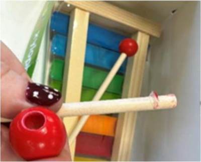 Photo of Poundland ‘Small and bright’ Wooden Xylophone Toy