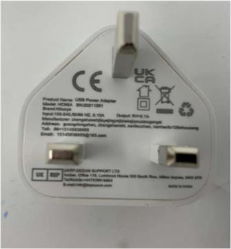 Photo of Niluoya USB Charger Plug 2.1A/5V Dual Port USB Power Adapter sold via Amazon
