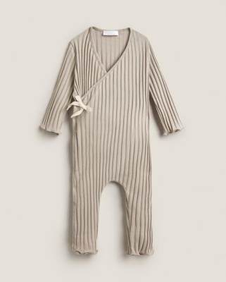 Photo of Zara Kids Newborn Ribbed Romper