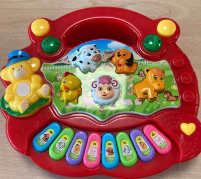 Photo of Kids Musical Instrument Animal Farm Piano Toy sold via Wish