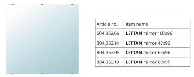 Photo of Ikea Lettan Mirror