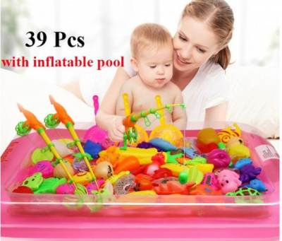 Photo of 39pcs Magnetic Fishing Toy sold via Wish