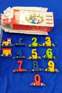 Photo of Wooden Numbers Train Set sold via Wish