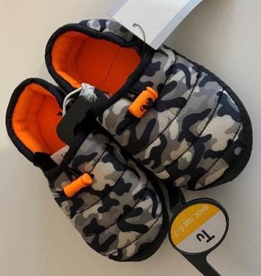 Photo of All Season Camo Padded Children’s Slippers sold by Sainsbury’s