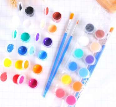 Photo of 12 Colors/Set Mini Finger Painting Tool Kit sold via AliExpress