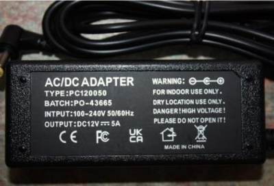 Photo of AC/DC Power Adapter PC120050