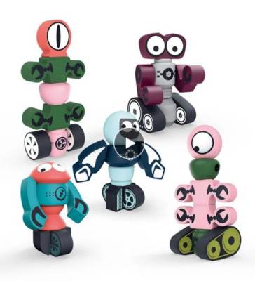Photo of Magnetic Robot Building Block Set sold via AliExpress