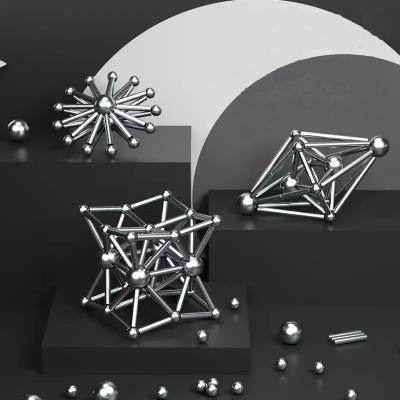 Photo of 36pcs Magnetic Bar and Ball Construction Set sold via AliExpress