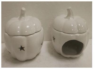 Photo of Kirkton House Pumpkin Ceramic Tealight Wax Burner sold by Aldi