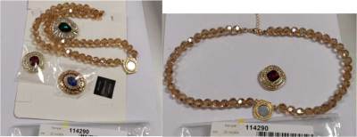 Photo of Multi Colour Crystal Glass Alloy Necklace